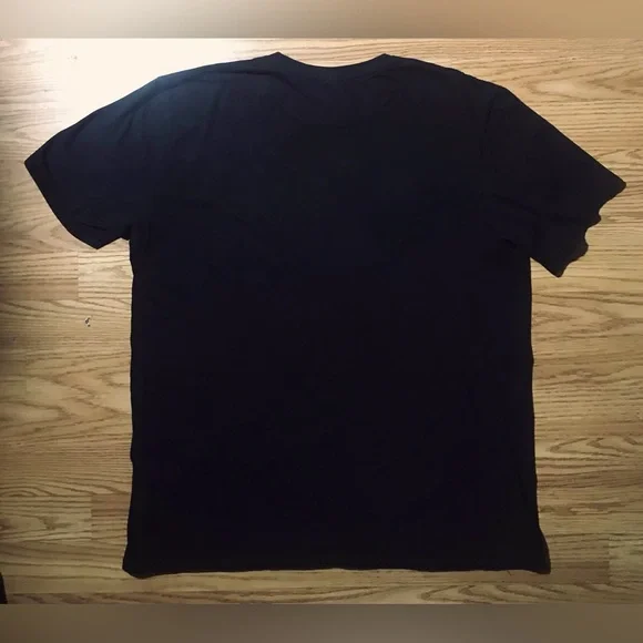 Gildan Soft Style Mens L T-Shirt Black Brooklyn Nets Logo - Picture 2 of 7